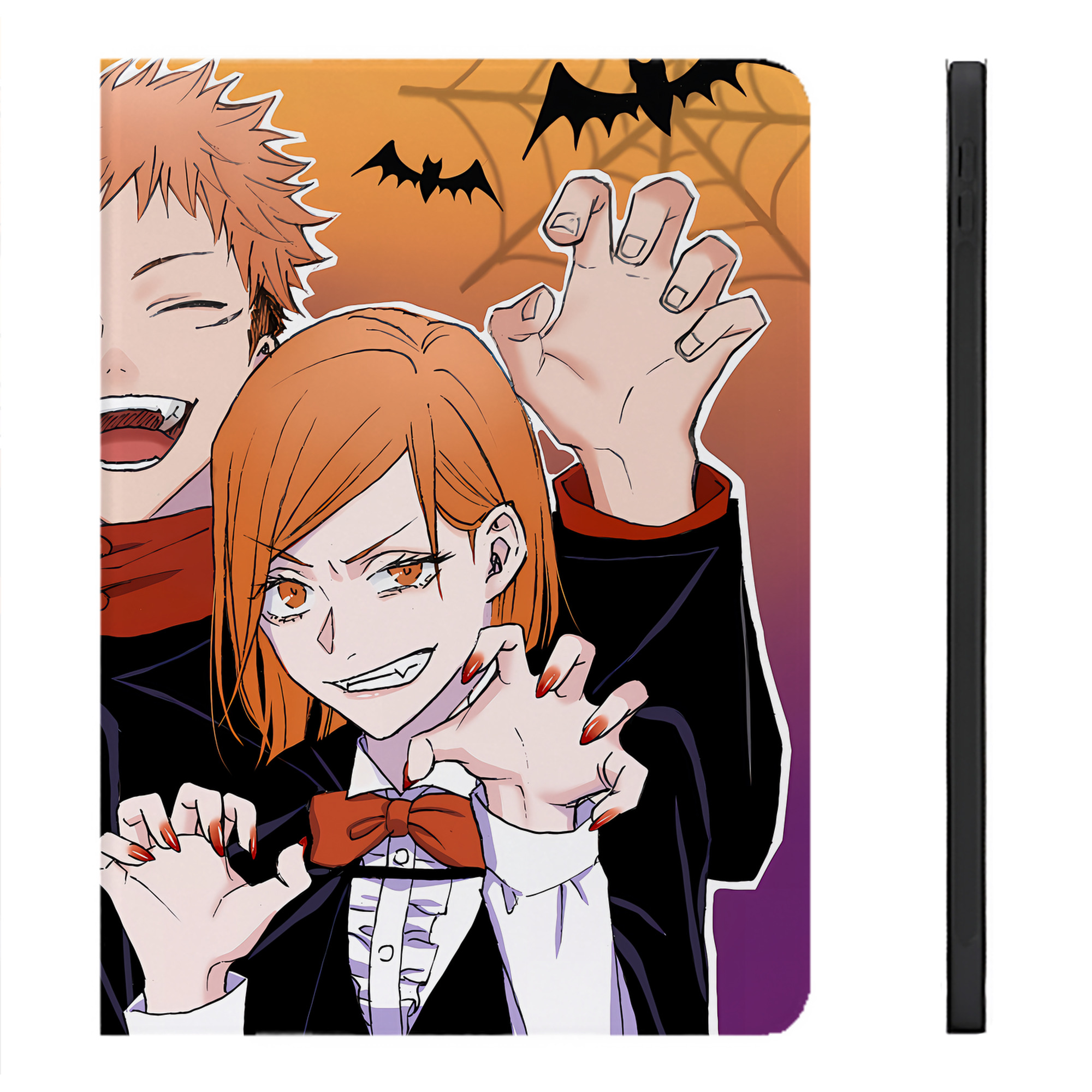 （画像用） 呪術廻戦 Jujutsu Kaisen IPadケース ペンホルダー付き ブックスタイルデザイン